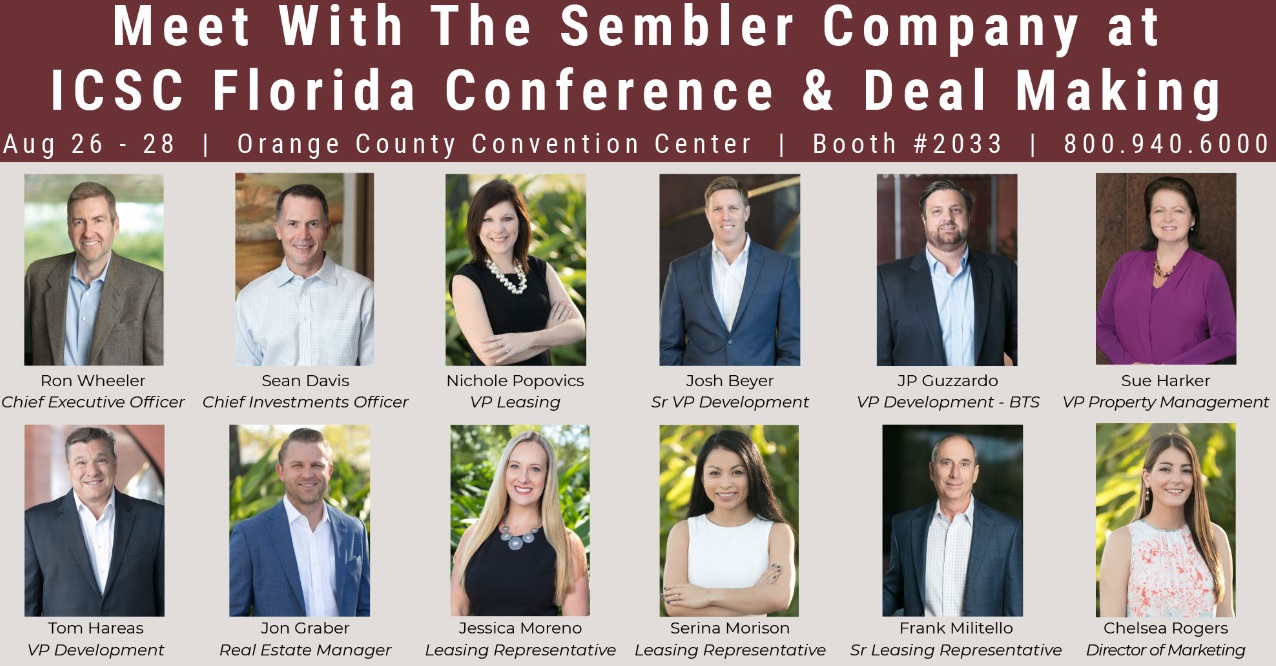 Meet Sembler at ICSC Florida Conference & Deal Making