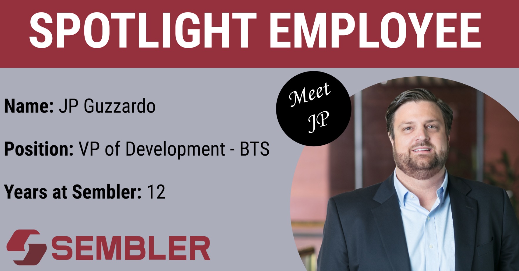 Sembler Spotlight Employee: JP Guzzardo